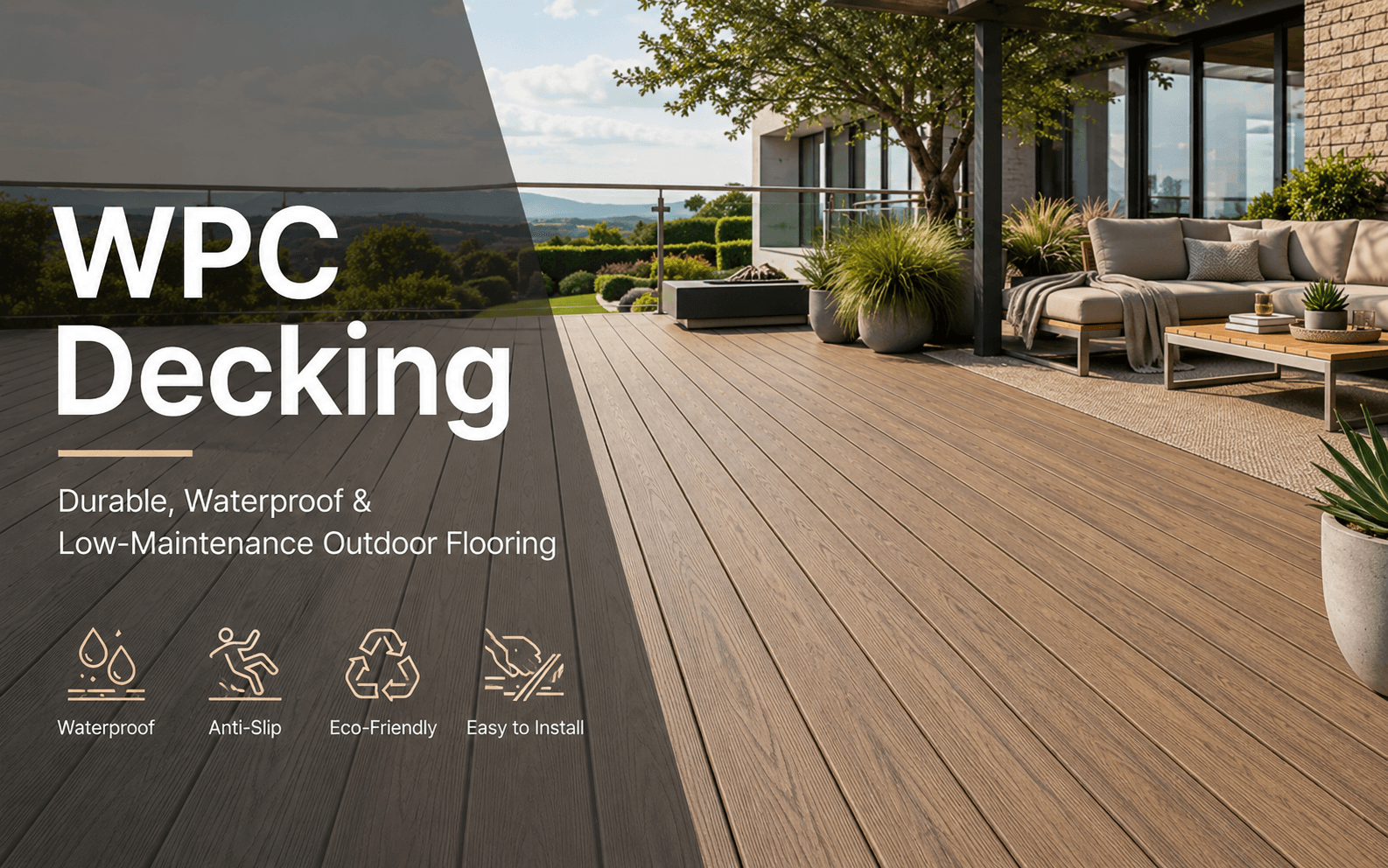 Durable, Waterproof and Low-Maintenance Outdoor Decking