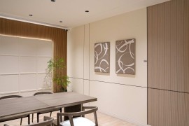 WPC Wall Panel Project | Manufacturer for Hotel Interiors