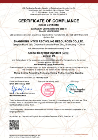 GRS Certification